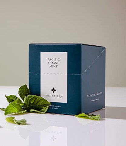 Art of Tea Organic French Lemon Ginger 1.5oz Loose Leaf Tea Tin, Caffeine Free Herbal Tea, Organic Rooibos & Lemongrass Ginger Tea, Premium Loose Leaf Herbal Tea for Relaxation & Digestion