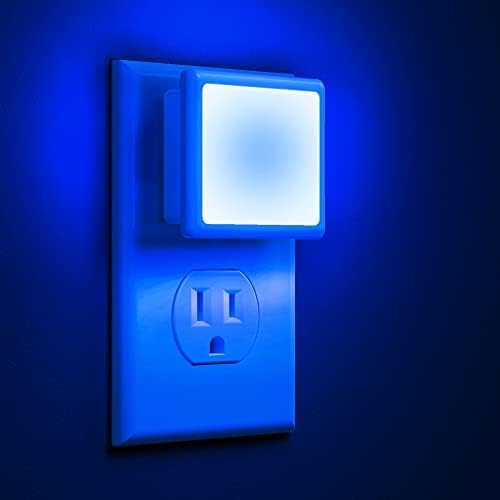 L LOHAS LED Night Lights Plug into Wall 2-Pack, 0.3W Plug in Night Light, Dusk to Dawn, 2000K Amber Light, Sleep Aid Nightlight Auto-On/Off, for Adults Kids Room, Bedroom, Bathroom, Hallway, Non-Dim