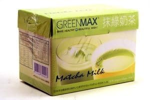GREENMAX Matcha Milk Powder Drink Mix, Instant Matcha Latte, Sweet & Creamy, Lacto-Vegetarian, No Artificial Flavors, No Preservatives, Product of Taiwan, 20g x 10 Sachets