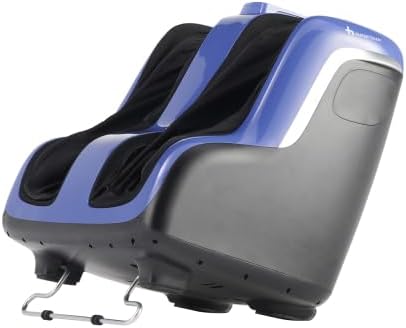 Human Touch Reflex5s Foot and Calf Massager - HSA Approved for Stress & Plantar Fasciitis Relief + Kneading & Compression for Circulation Support - 1 Year Warranty - Fits Women & Men Size 12