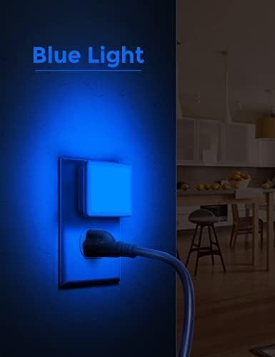 L LOHAS LED Night Lights Plug into Wall,[6-Pack] Plug in Night Light,Dusk to Dawn Sensor, 1800K Amber Light,0.3W Bright Nightlight Auto-On/Off for Adults Bedroom Bathroom Hallway Halloween