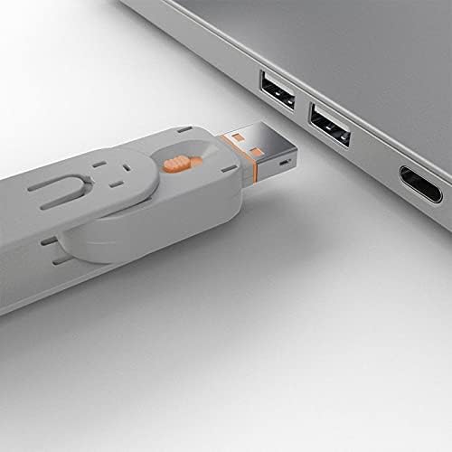 Lindy USB Port Blocker - Pack of 4, Blue (40452)