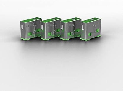Lindy USB Port Blocker - Pack of 10 - Blue 40462