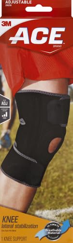ACE Brand Adjustable Knee Brace with Side Stabilizers Provides Support & Compression to Arthritic and Painful Knee Joints