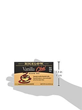 Bigelow Tea Black Tea 6 Flavor Variety Pack, Caffeinated Tea with Mint, Lemon, Constant Comment, English Teatime, Earl Grey, and Vanilla Chai, 20 Count Box (Pack of 6), 120 Total Tea Bags