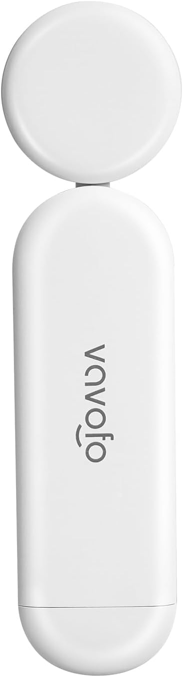 VAVOFO USB Rechargeable Book Light, Blue Light Blocking, Amber Clip-On Bookmark Shaped Reading Light, Eye Care 6 LEDs With 9 Lighting Modes for Bookworms (Grey)