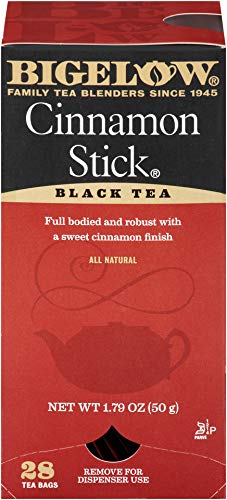 Bigelow Cinnamon Stick Black Tea Bags 28-Count Boxes (Pack of 6) Cinnamon Flavored Black Tea Naturally & Artificially Flavored