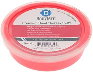 BodyMed Premium Hand Therapy Putty, Yellow, 6 Oz., Soft, Strengthening Therapy Putty for Physical Rehabilitation
