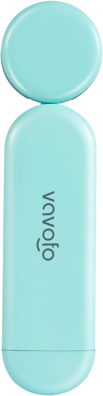 VAVOFO USB Rechargeable Book Light, Blue Light Blocking, Amber Clip-On Bookmark Shaped Reading Light, Eye Care 6 LEDs With 9 Lighting Modes for Bookworms (Grey)