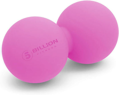 5BILLION FITNESS Peanut Massage Ball,Double Lacrosse Ball and Mobility Massage Ball for Physical Therapy - Deep Tissue Massage Tool for Myofascial Release, Muscle Relaxer, Acupoint Massage (Purple)