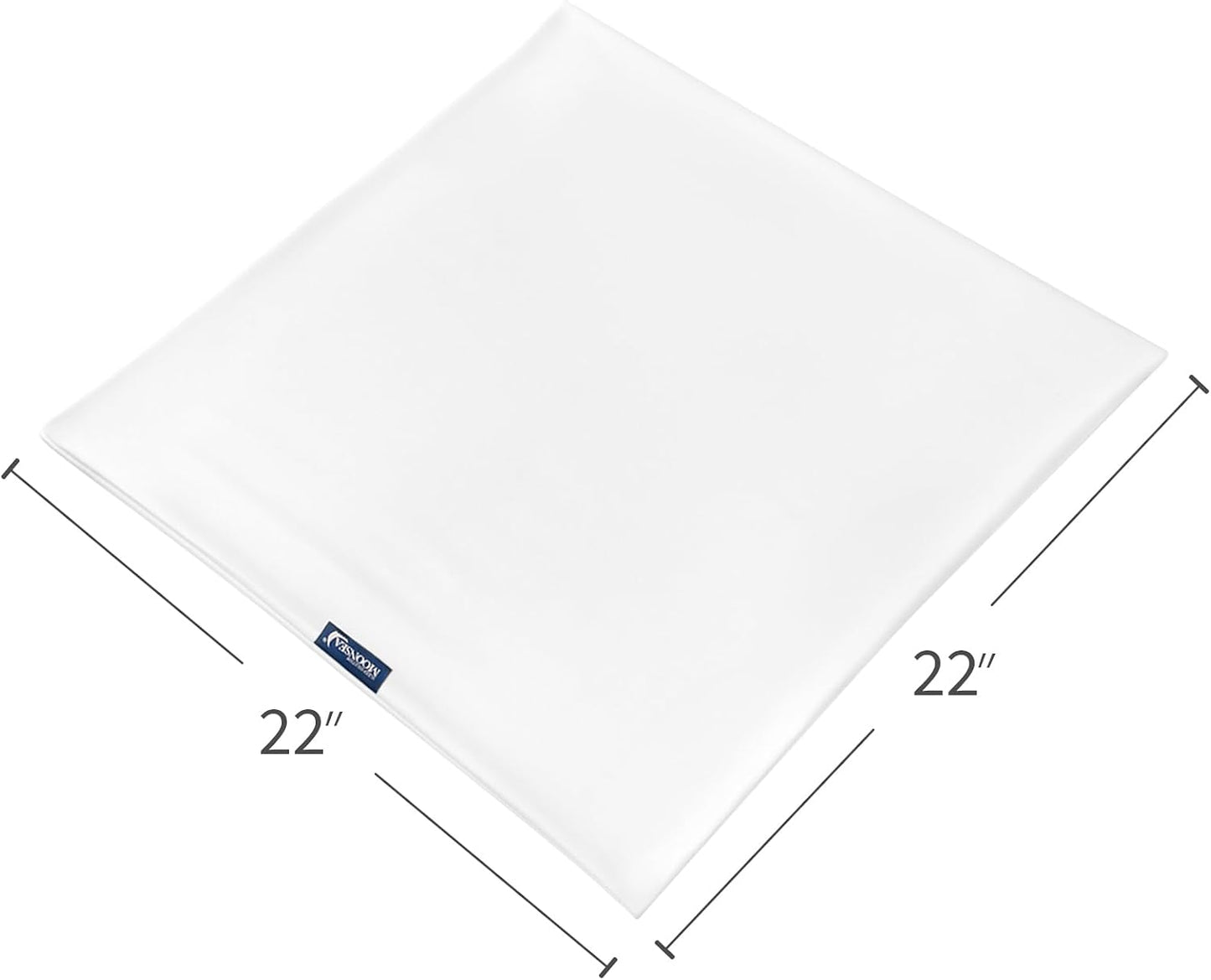 Waterproof Pillow Case Protector with Zipper 4 Pack Standard Size 20 x 26 inch White Pillow Protectors Feather Proof Pillow Covers Encasement Pillow Case
