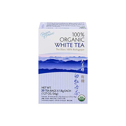 Prince of Peace Organic White Tea, 20 Tea Bags