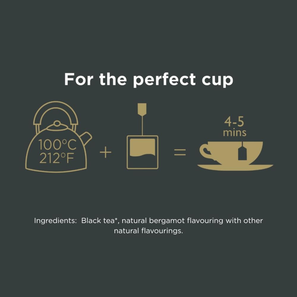 Taylors of Harrogate Earl Grey Black Tea Bags, 100ct (Pack of 1)
