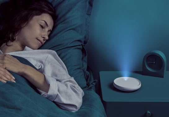 Dodow Sleep Aid Device — Fall Asleep Faster with Guided Breathing Light and Nightly Practice | Guides Included in Package | 8 & 20 Min Modes