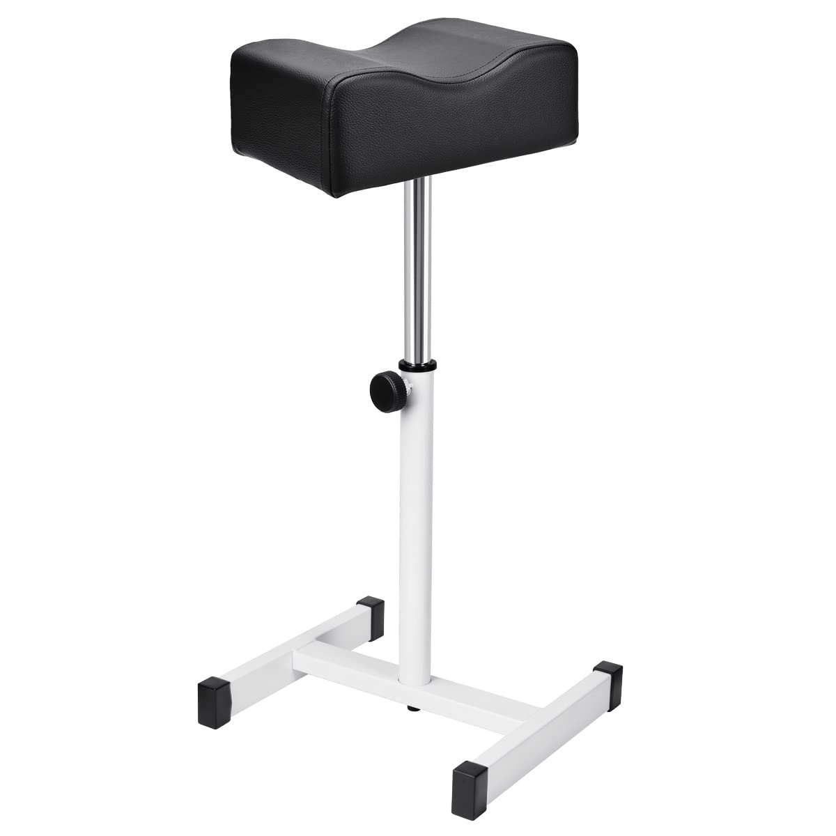 FLOLXNB Pedicure Manicure Footrest, Foot Massage Manicure Nail Beauty Stool Stand, Adjustable Height Footstool for Home Beauty Salon Spa Tattoo (Pink)