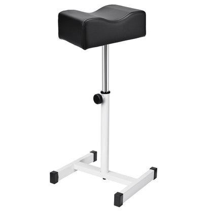 FLOLXNB Pedicure Manicure Footrest, Foot Massage Manicure Nail Beauty Stool Stand, Adjustable Height Footstool for Home Beauty Salon Spa Tattoo (Pink)