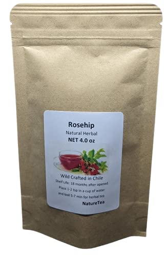 Rosehip - Rosa canina Loose Seedless Cut from 100% Nature - Nature Tea (8 oz)