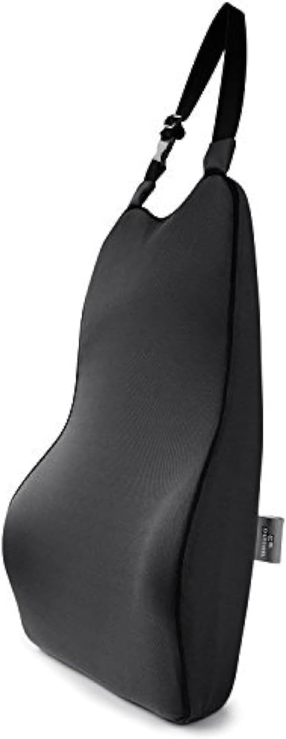 Lumbar Support Pillow for Car - 20.9 Inch Extended Car Back Support Relieves Full Back Discomfort on Long Rides, Rebuilds Support for Older Vehicles, Fits Mid-to-Large Sedans, SUVs & Trucks