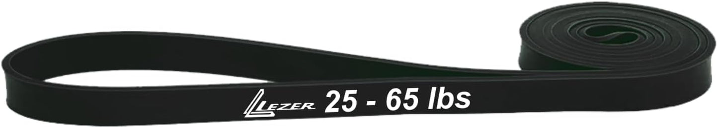 LEZER Resistance Bands - Pull Up Bands for Home Gym Fitness, Stretching, Physical Therapy & Training - Includes Instruction