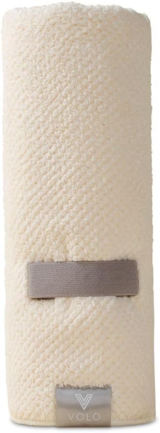 VOLO Hero Capri Blue Hair Towel | Ultra Soft, Super Absorbent, Quick Drying Nanoweave Fabric | Reduce Dry Time by 50% | Towel Wrap for All Hair Types | Anti Frizz & Anti Breakage | Reusable Packaging
