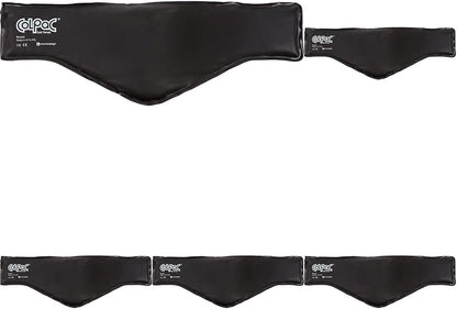 Chattanooga ColPac - Reusable Gel Ice Pack - Black Vinyl - Neck Contour - 21 inches - Cold Therapy - Knee, Arm, Elbow, Shoulder, Back - Aches, Swelling, Bruises, Sprains, Inflammation