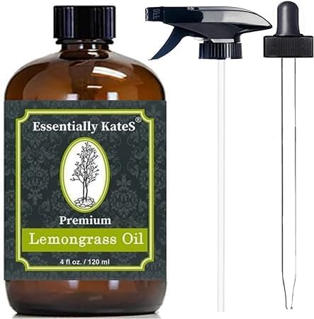 Essentially KateS Lavender Oil – 100% Pure & Natural, Steam-Distilled, with Glass Dropper, Roll-On Bottle & Sprayer for Aromatherapy, Skin & Home Use