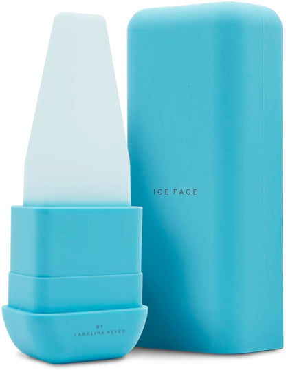 ICE FACE by CAAM BEAUTY | Facial Cryotherapy Roller for “Face & Neck | No-Drip Silicone | Depuff, Firm & Tone | Patented | Designed by Carolina Reyes