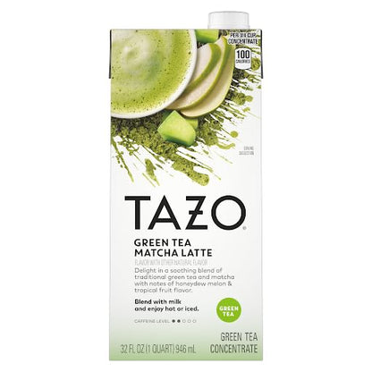 TAZO Skinny Chai Latte Concentrate, 32 oz Cartons, 2-Pack