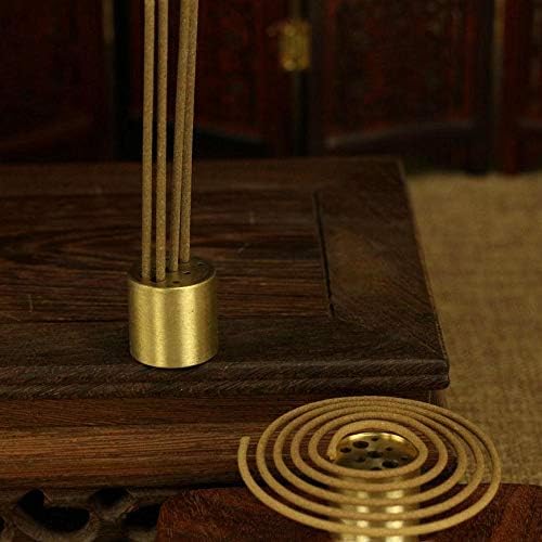 E-outstanding Incense Holder Brass Incense Burner Holder with 9 Different Sizes Holes Incense Stick Holder