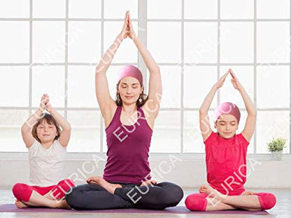 EUICAE Spa Headband 5-Pack Black Sweat Head Towel Wraps - Non-slip Stretchable, Washable for Makeup, Face Wash, Facial Treatment, Sports