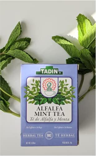 Tadin Herb & Tea Co. Hibiscus Herbal Tea. Caffeine Free. 24 Tea Bags. 1.44 oz. Pack of 3