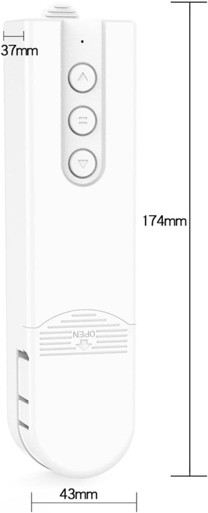 Automatic Curtain Opener and Closer, Motorized Curtains with Remote, Automatic Blind Opener, Automatic Curtain Rod, 2 Type Wireless Connection App Control Voice Assistant Compatible