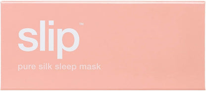 slip Pure Silk Sleep Mask - 100% Mulberry Silk, Ultra Soft & Comfortable, Blocks Light for Restful Sleep| Adjustable Strap for Perfect Fit, Gentle on Skin & Hair (Black - 1 Count Pack of 1)