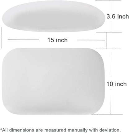 Carwales Emulsion Lumbar Support Pillow for Car Driving Seat Relax Soft Lower Back Support Home Office Chair Cushion Desk Accessories Waist Pain Relief Black
