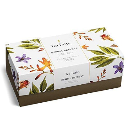 Tea Forte Tea Sampler, 20 Pyramid Infuser Bags, Premium Tea Gift Set