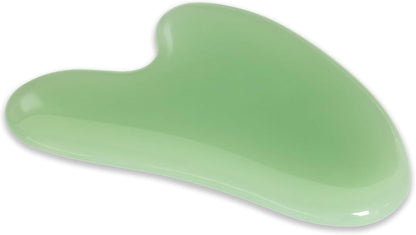 Gua Sha Jade Stone Gua Sha Massage Tool, Guasha Tool for Face and Body Skin Massage. Tools for SPA Acupuncture, Pink Stone for Body Face Neck and Eye, Skin Care Gift for Woman (Pink)