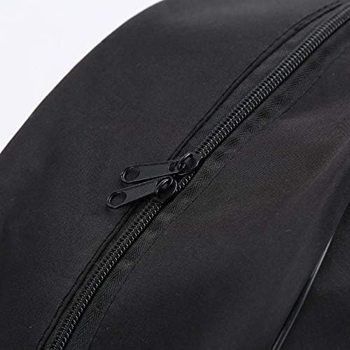 Yoga Wheel Bag Nylon Black Mandala Flower 36x14cm Yoga Bag for Yoga Wheel Capacity