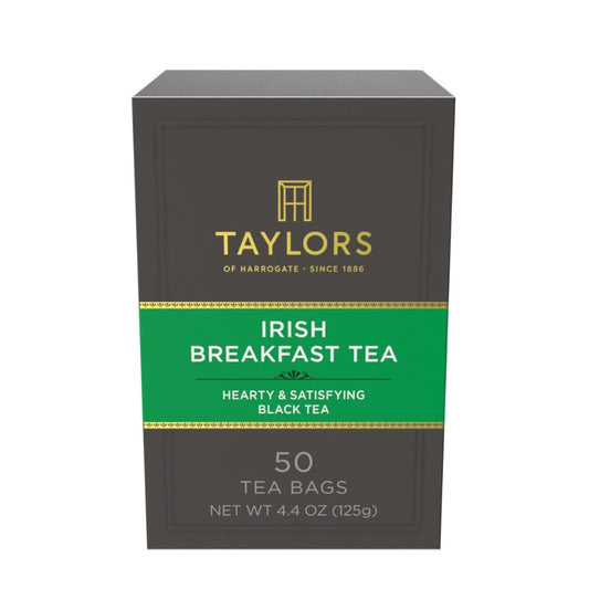 Taylors of Harrogate Irish Breakfast Black Tea Bags, 50ct (Pack of 1)