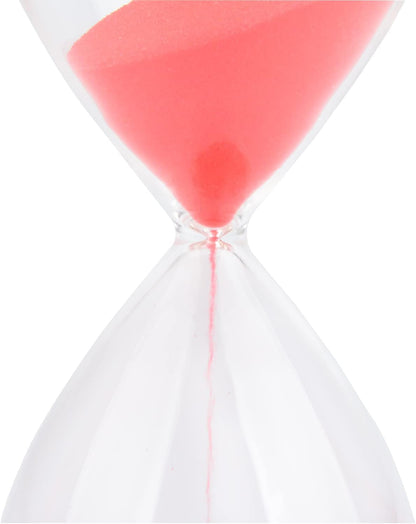 Hourglass, HoveBeaty Hand-Blown Sand Timer Set for Time Management 15 Minutes Durable Glass Construction (15 Min, Black)