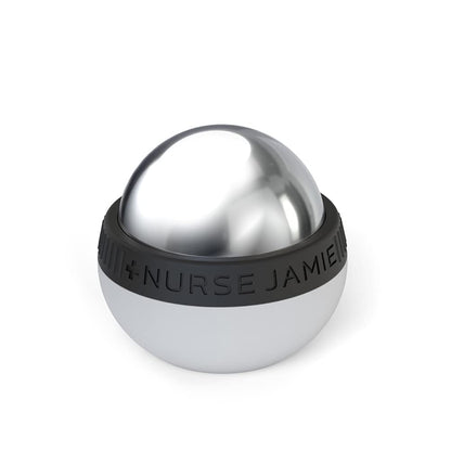 Nurse Jamie Super-Cryo Massaging Orb – Stainless Steel Roller for Face & Body – Long-Lasting Cooling & Warming Therapy for Circulation, Recovery & Tension Relief