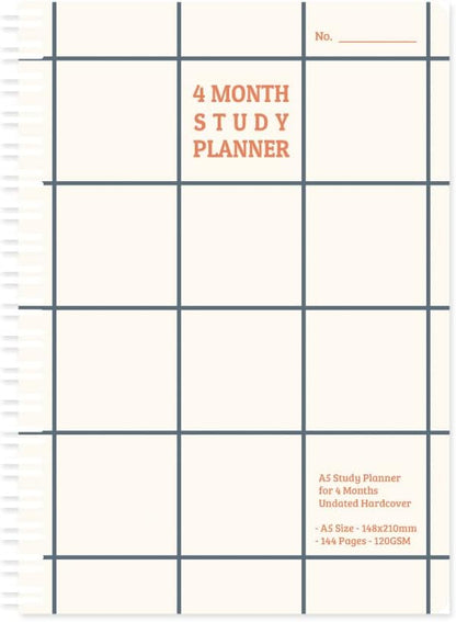 Monolike Basic B5 Monthly + Weekly Planner pad, A SET - Academic Planner, Weekly & Monthly Planner, To-do list, Note pad, Scheduler