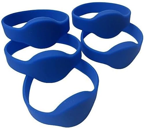 YARONGTECH 5pcs NFC Tags NTAG215 Wristbands Compatible with Amiibo TagMo and NFC-Enabled Mobile Phones and Devices (Black)