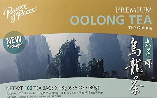 Prince of Peace Organic Oolong Tea - 100 Tea Bags (Pack of 3)