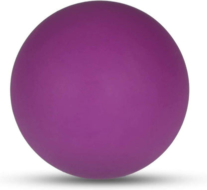 WOVTE Massage Lacrosse Ball for Sore Muscles, Shoulders, Neck, Back, Foot, Body, Deep Tissue, Trigger Point, Muscle Knots, Yoga and Myofascial Release (Blue)