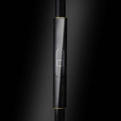 JOOFO LED Torchiere Floor Lamp with Remote, Stepless Dimmable Black