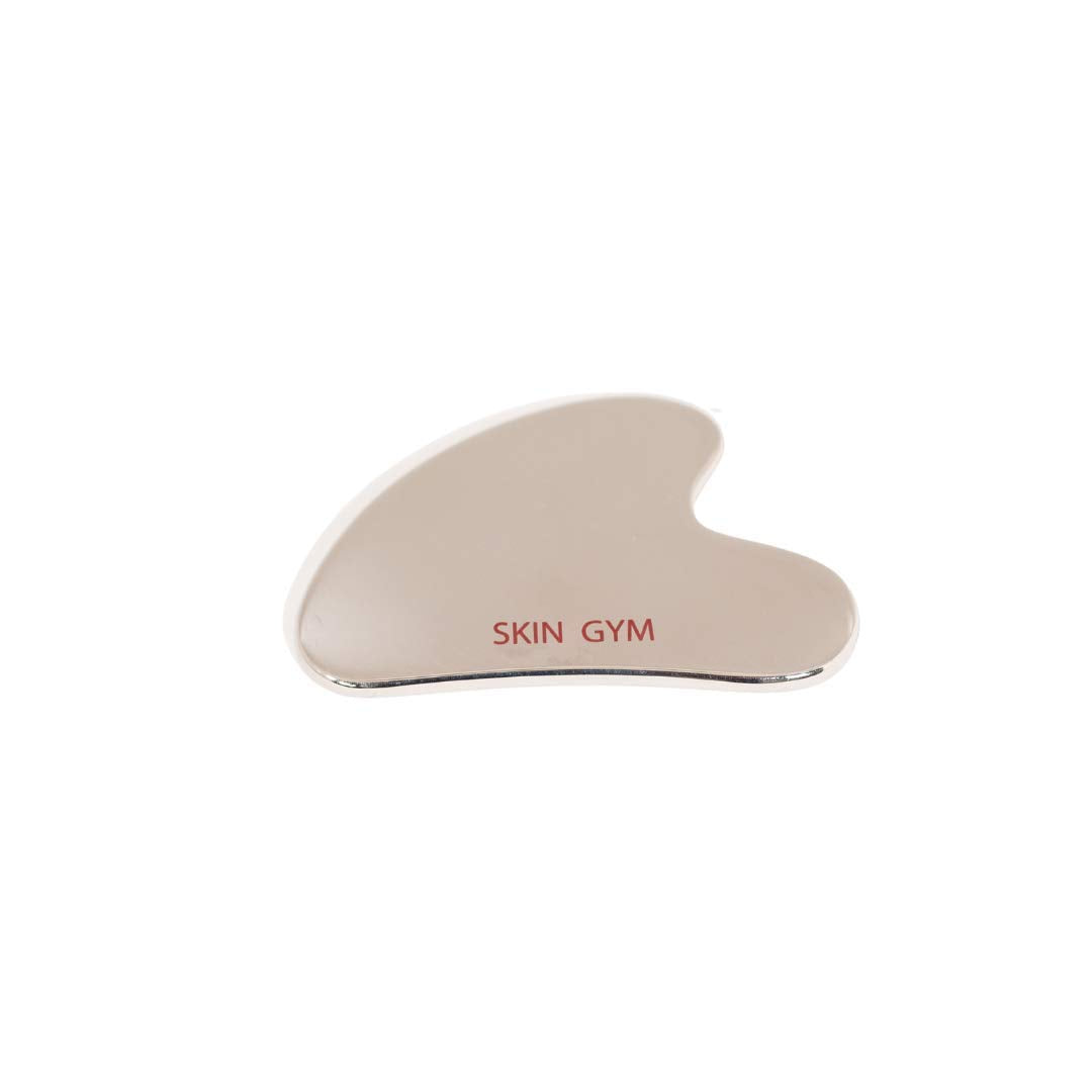 Skin Gym Jade Facial Roller & Gua Sha Tool Workout Set, Revitalizing Skincare for Enhanced Glow & Smooth Skin