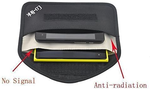 Co-link Cell Phone Anti-tracking Anti-spying GPS Rfid Signal Blocker Pouch Case Bag Handset Function Bag (Black)