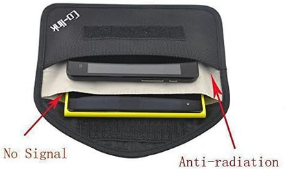 Co-link Cell Phone Anti-tracking Anti-spying GPS Rfid Signal Blocker Pouch Case Bag Handset Function Bag (Black)