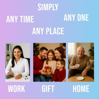 Fidget Gadget Toy - Premium Quality Stress Relief Cube Toy for Adults and Kids - Improve Focus, Relieve Anxiety, and Increase Productivity - Durable and Portable Design