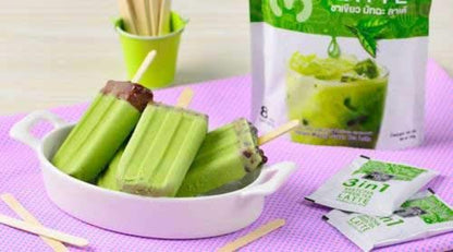 Ranong Tea Matcha Green Tea Latte Instant Drink Mix 8 Sachets